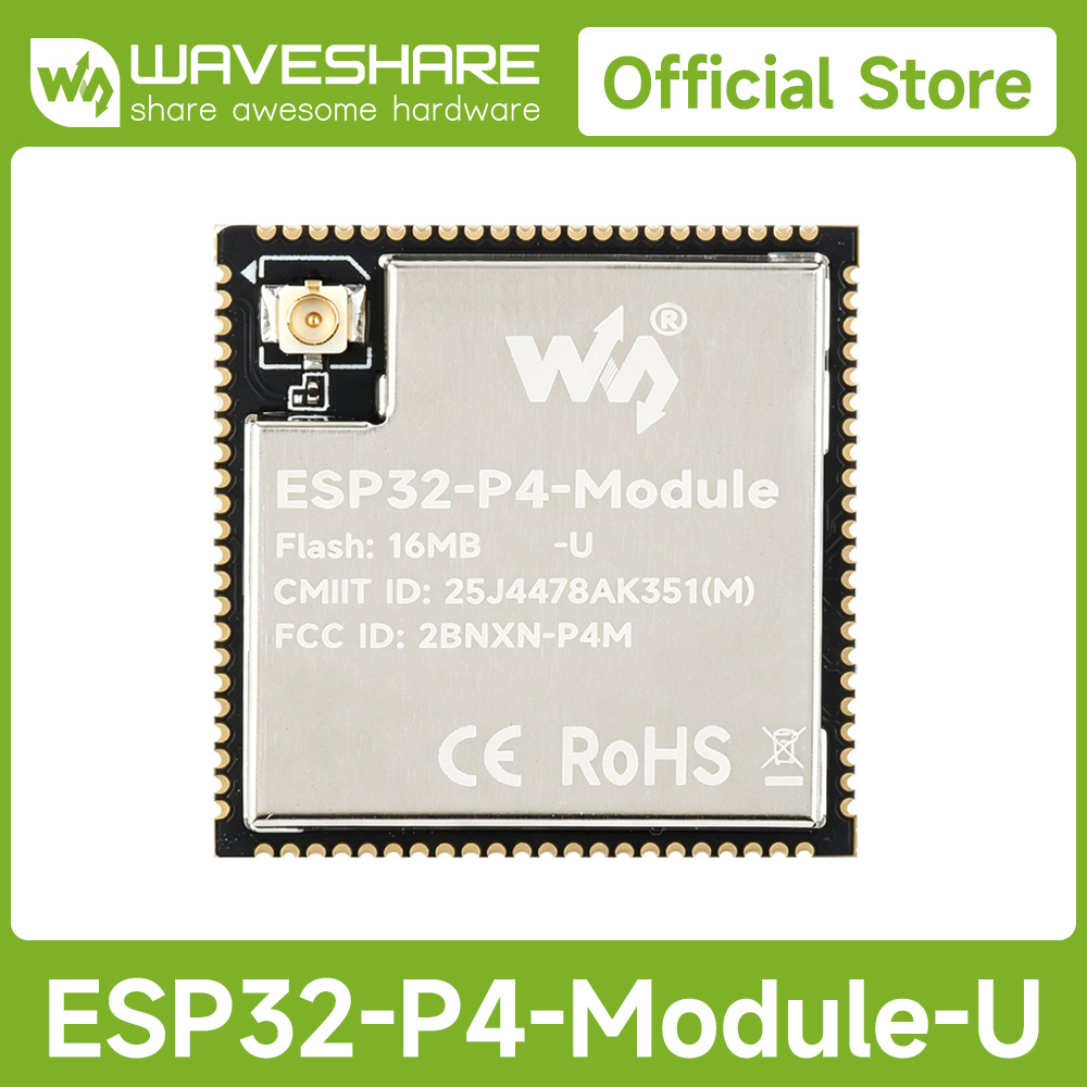 Esp32 P4 - Waveshare ESP32-P4-Module Core Board, Supports 2.4GHz