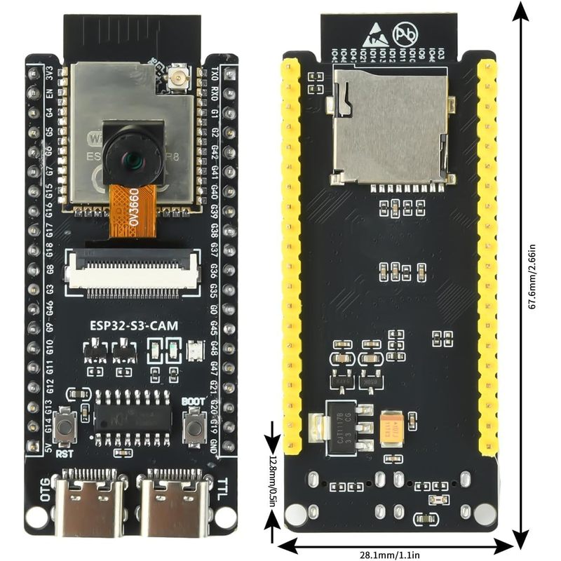 ESP32-S3-CAM Board With OV3660 - Esp32 Uart Module recension och pris