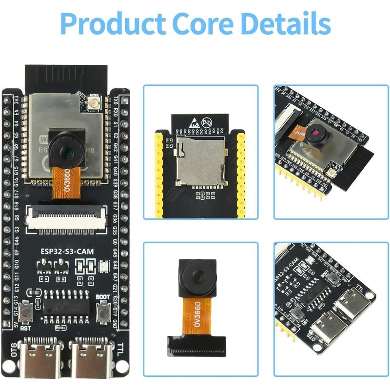 ESP32-S3-CAM Board With OV3660 - Esp32 Uart Module recension och pris