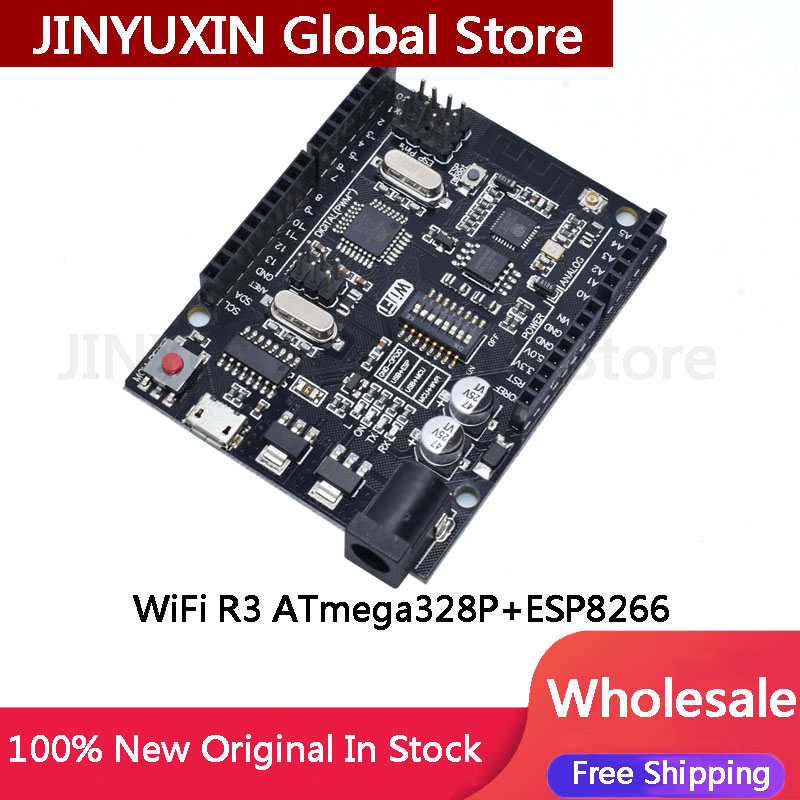 1PCs UNO R3 + WiFi ATmega328P+ - Esp8266 Nodemcu recension och pris