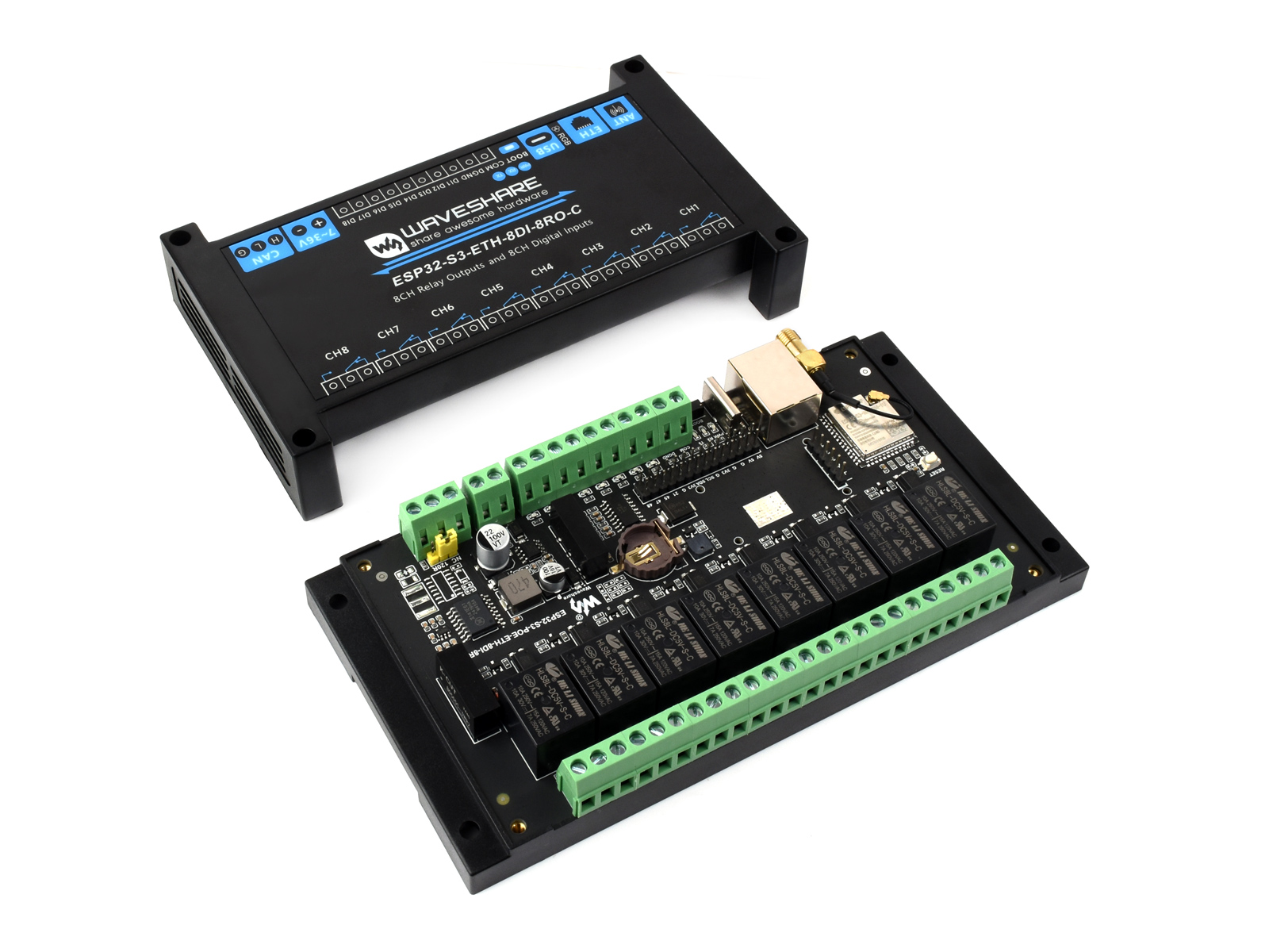 Industrial 8-Channel ESP32-S3  - Esp32 S3 recension och pris