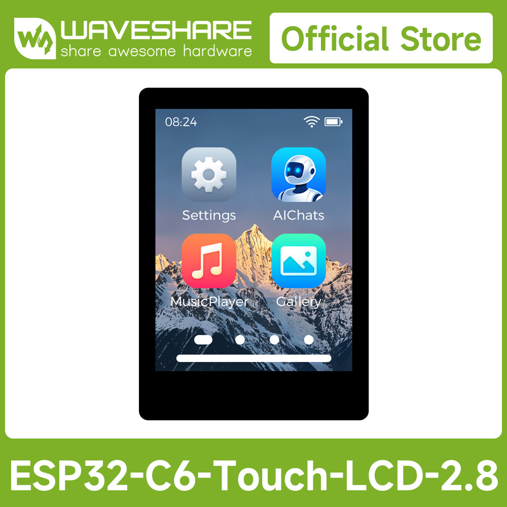 Waveshare ESP32-C6 2.8inch IPS - Esp32 Development Board recension och pris