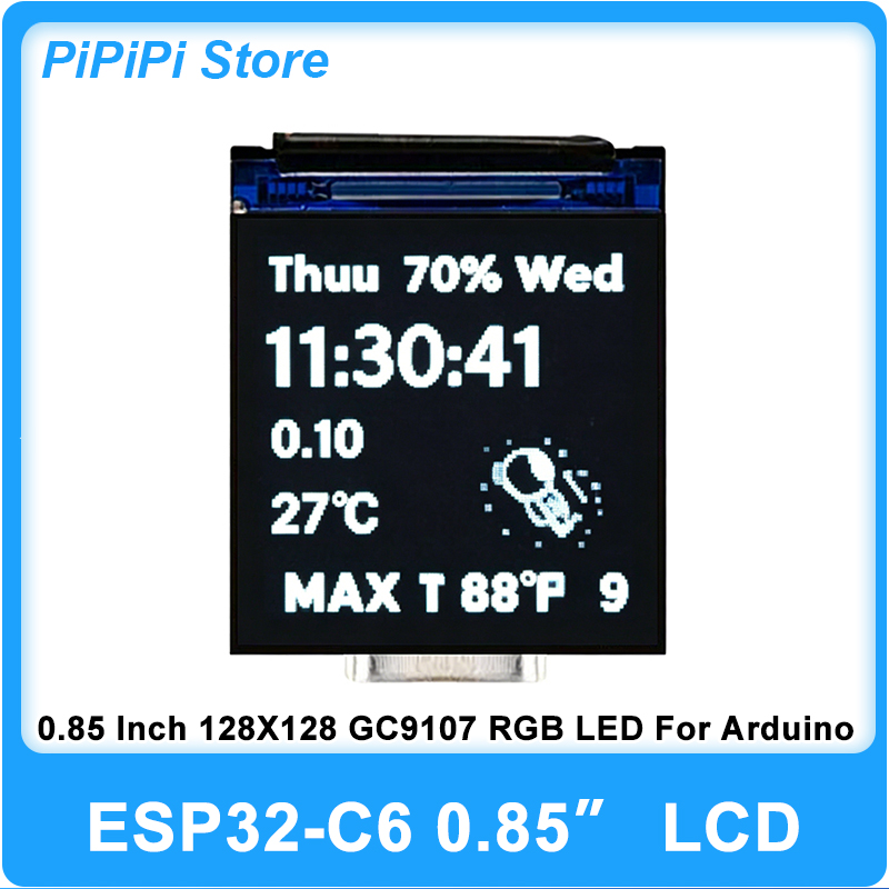 ESP32 C6 0.85 Inch 128X128 IPS - Esp32 C6 recension och pris