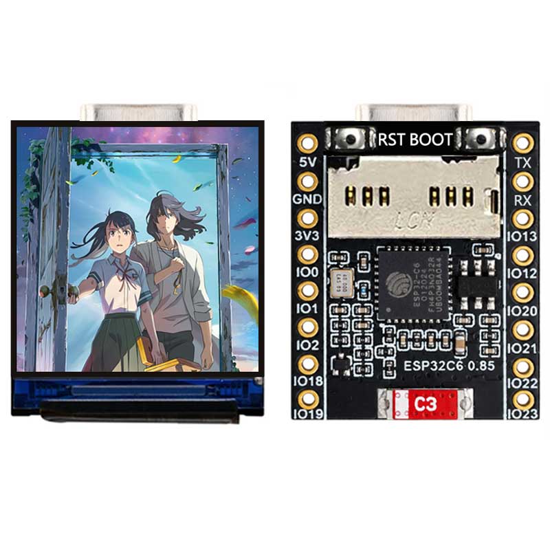 ESP32 C6 0.85 Inch 128X128 IPS - Esp32 C6 recension och pris