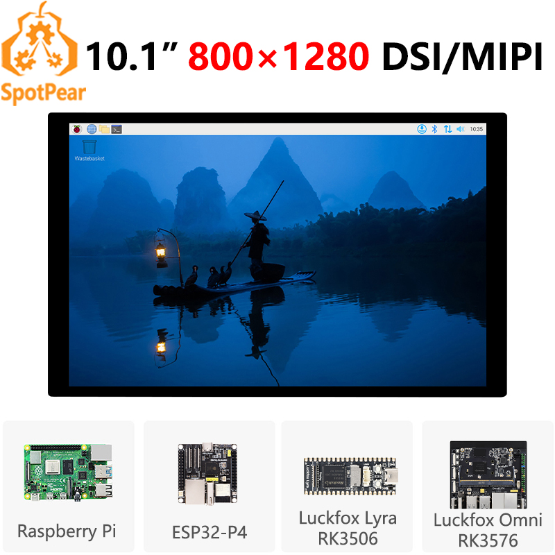 Raspberry Pi 10.1 inch LCD DSI - Esp32 P4 recension och pris