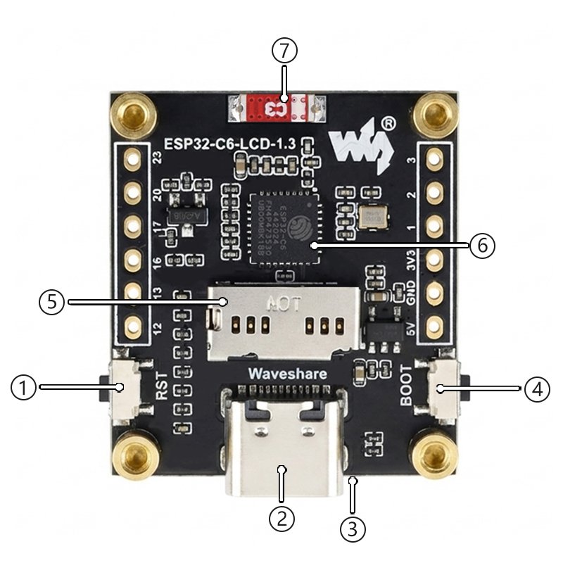 ESP32-C6 LCD Development Board - Esp32 C6 recension och pris
