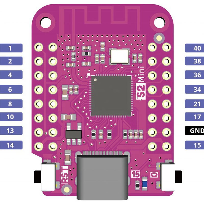 AAAEL-5PCS S2 Mini V1.0.0 ESP3 - Esp32 S2 recension och pris