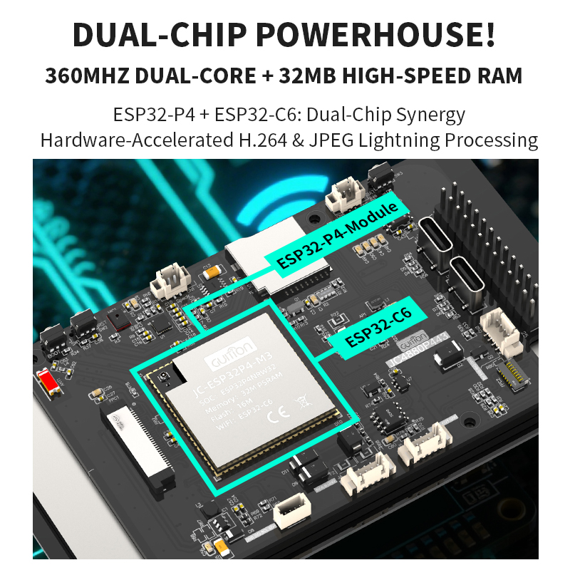 4.3-inch 480 * 800 IPS Capacit - Esp32 C6 recension och pris