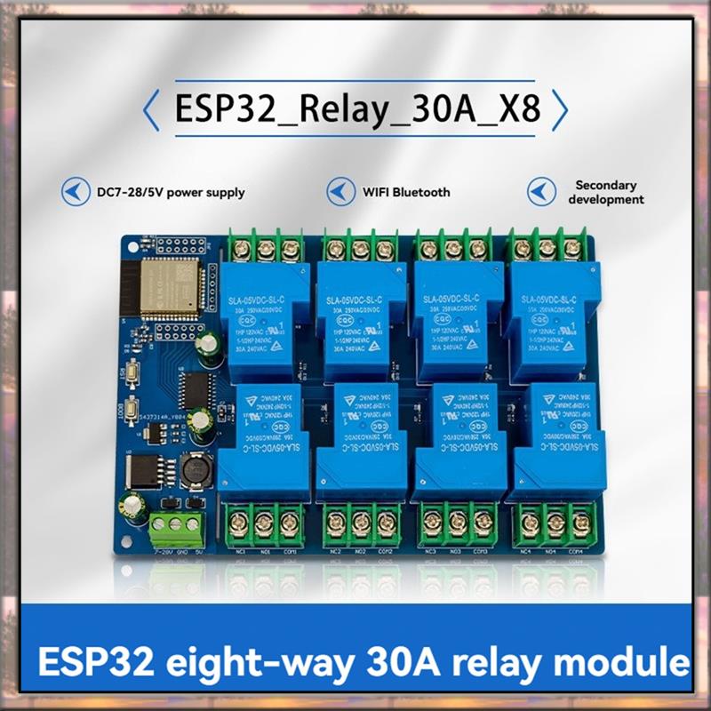 BAAZ HOT 8 Channel Relay Modul - Espressif Esp32 recension och pris