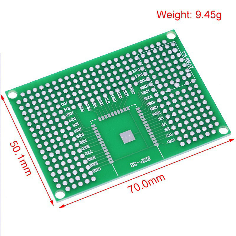 2~100Pcs 5X7 Double Sided Tin  - Esp8266 recension och pris