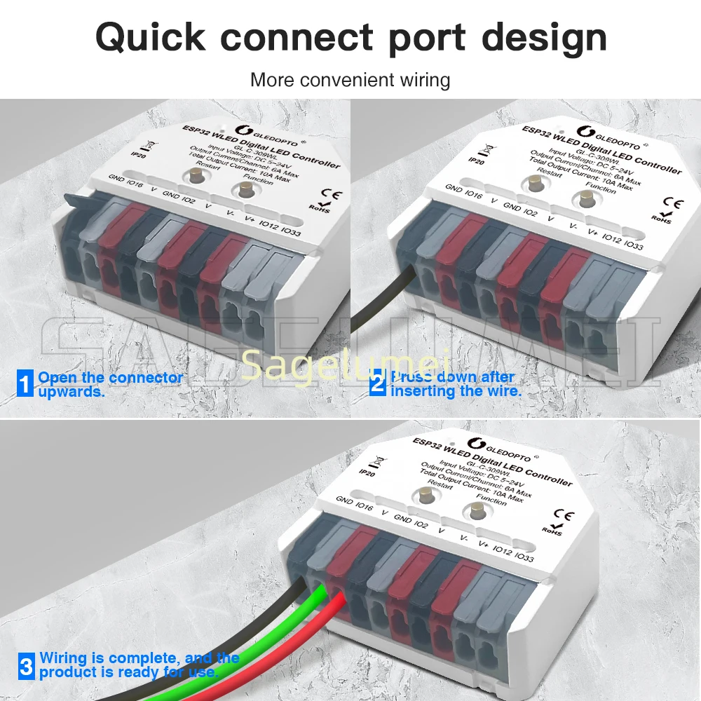 DIY GLEDOPTO ESP32 Mini WLED L - Espressif Esp32 recension och pris
