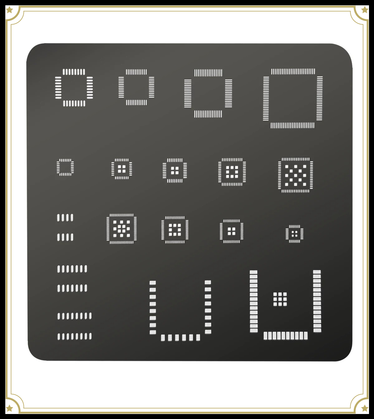 Universal IC Stencil QFP QFN S - Esp32 recension och pris
