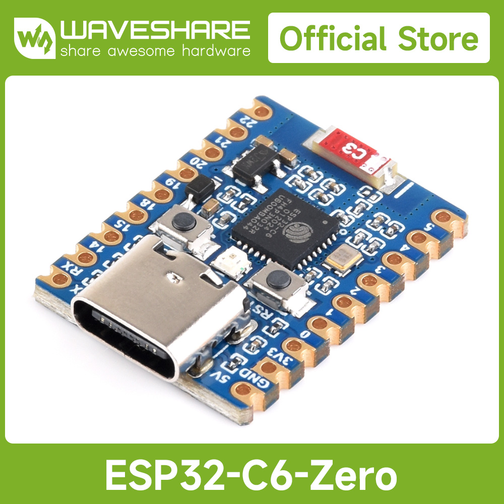Waveshare ESP32-C6 Mini Develo - Espressif Esp32 recension och pris
