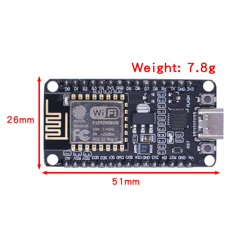 Wireless Module NodeMCU CP2102 - Esp8266 Nodemcu recension och pris