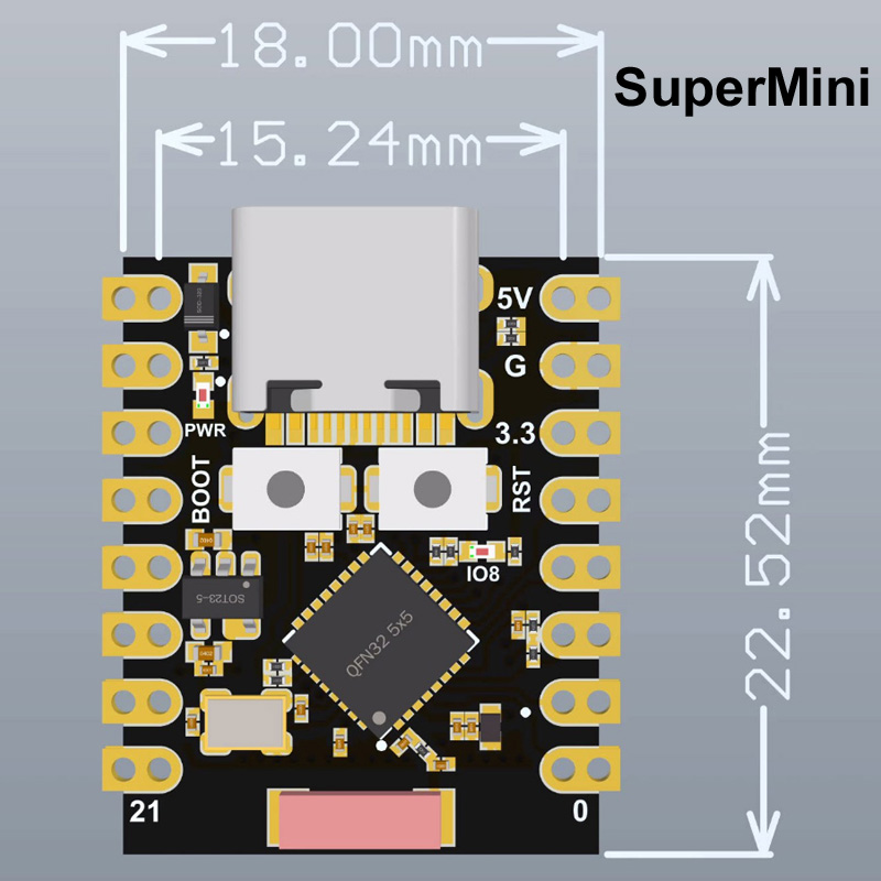 For ESP32-S3 Supermini Pro MIN - Esp32 Uart Module recension och pris