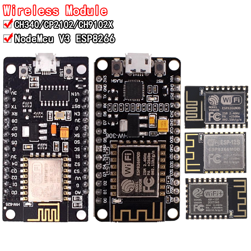 Wireless Module CH340/CP2102/C - Esp8266 Nodemcu recension och pris