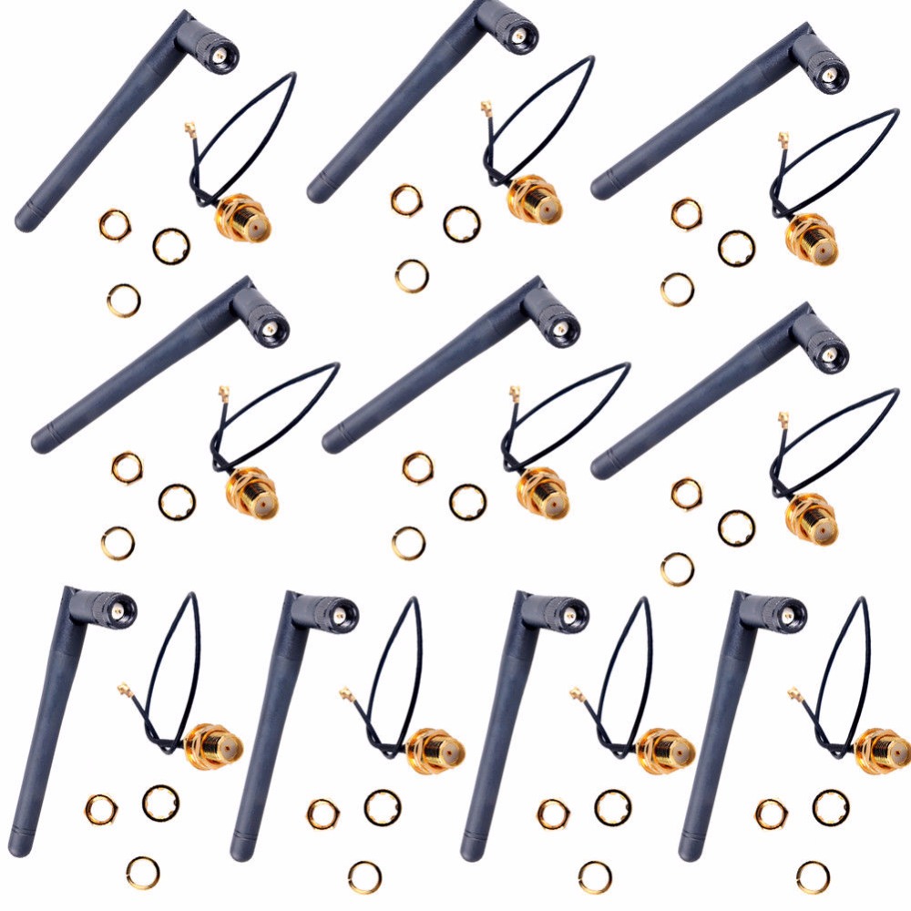 10pcs 2.4GHz 3DBI Wifi Antenna - Esp8266 recension och pris