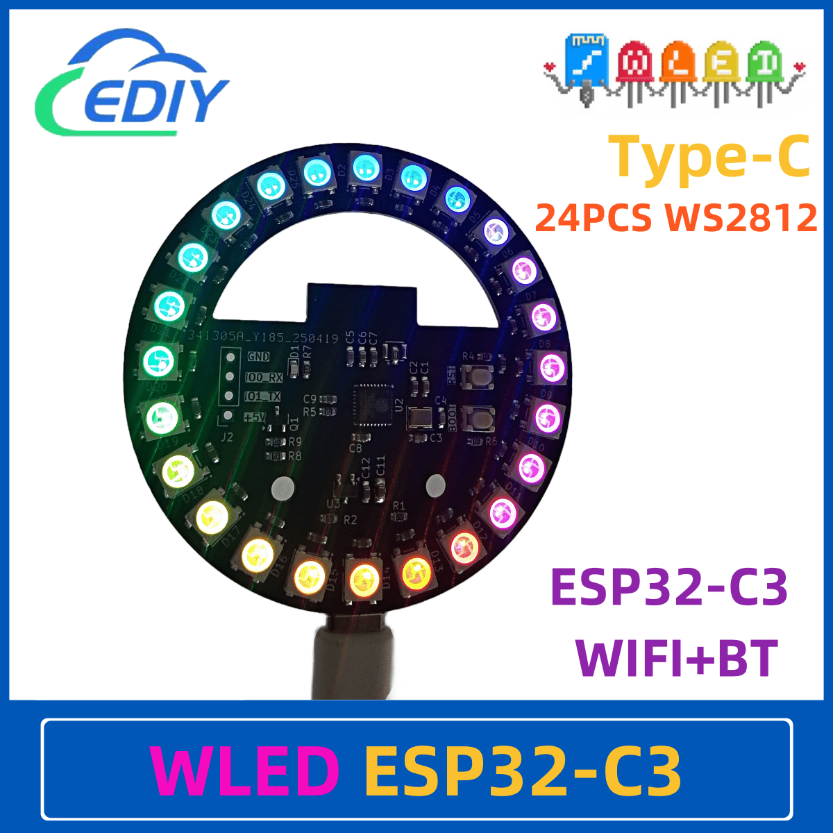 WLED ESP32-C3 Development Boar - Esp32 C3 recension och pris