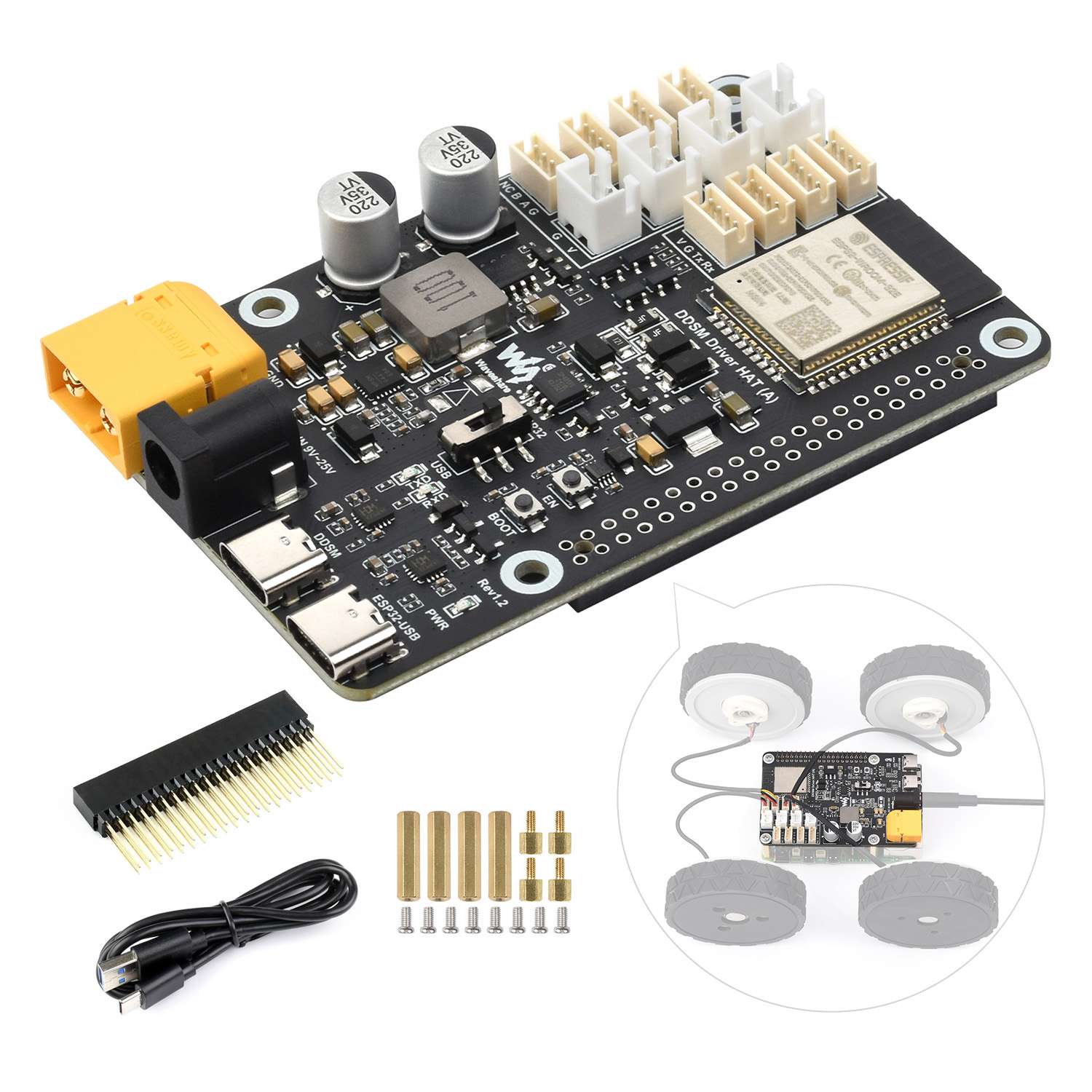 Waveshare Direct Drive Servo M - Esp32 Uart Module recension och pris